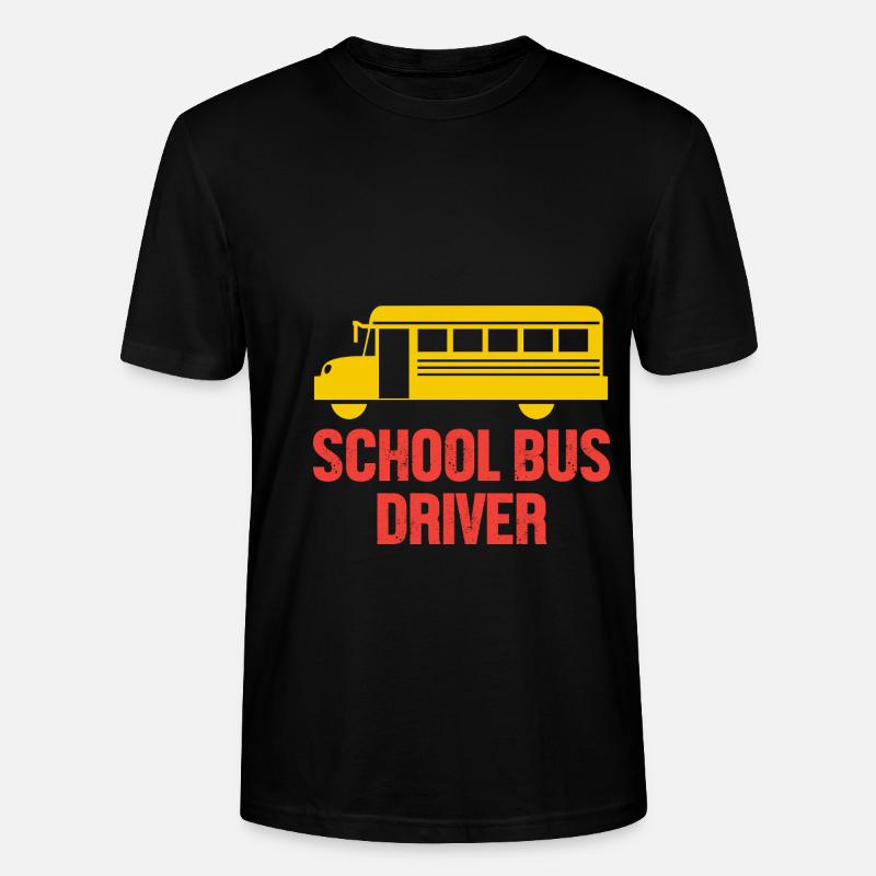 Schulbusfahrer Schulbus - Stanley/Stella Unisex Bio-T-Shirt CRAFTER - Schwarz