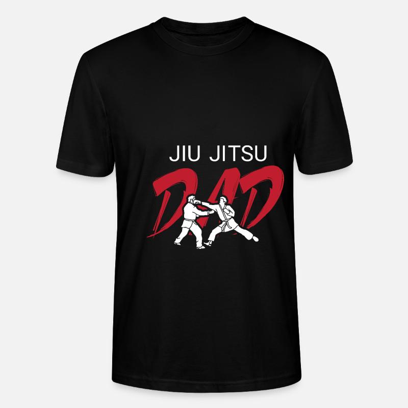 Jiu Jitsu Selbstverteidigung - Stanley/Stella Unisex Bio-T-Shirt CRAFTER - Schwarz
