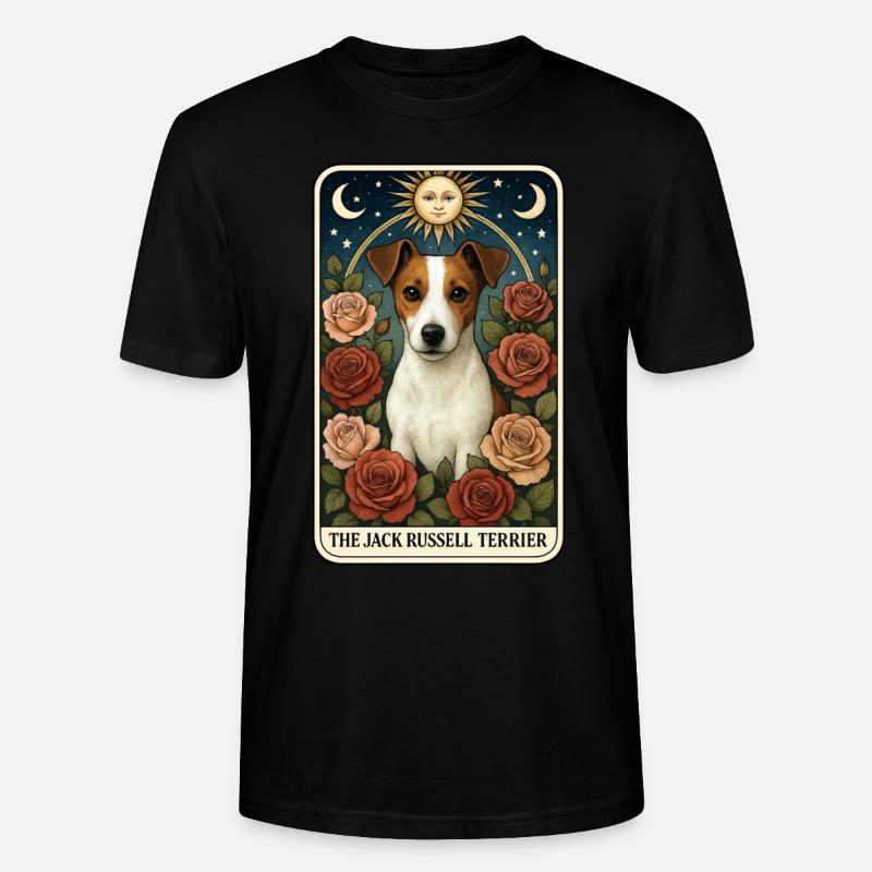 Jack Russell Terrier - Stanley/Stella Unisex Bio-T-Shirt CRAFTER - Schwarz