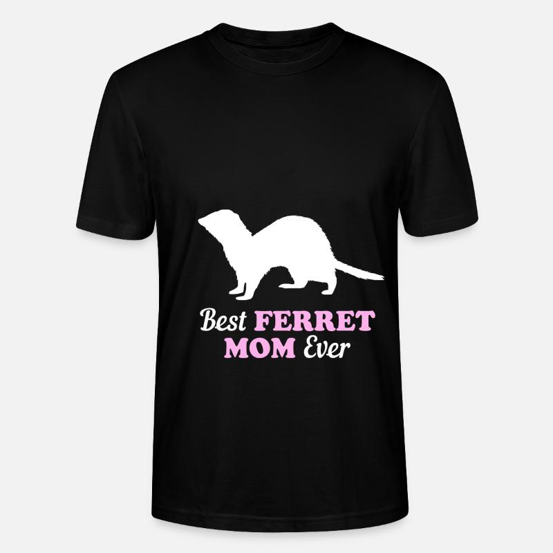Furet - T-shirt bio CRAFTER Stanley Stella Unisexe - noir