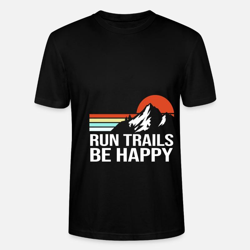 Trailrunning - Stanley/Stella Unisex Bio-T-Shirt CRAFTER - Schwarz