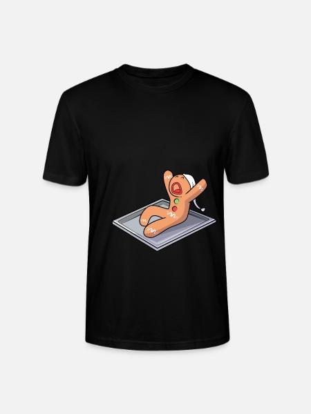Lebkuchenmann Lebkuchenherz Lebkuchen Naschen - Stanley/Stella Unisex Bio-T-Shirt CRAFTER - Schwarz