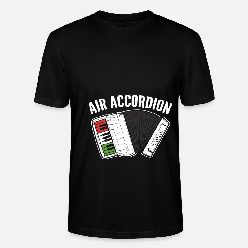 Akkordeon - Stanley/Stella Unisex Bio-T-Shirt CRAFTER - Schwarz