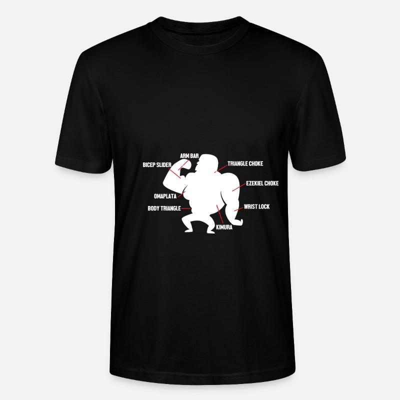 Jiu Jitsu Autodéfense - T-shirt bio CRAFTER Stanley Stella Unisexe - noir