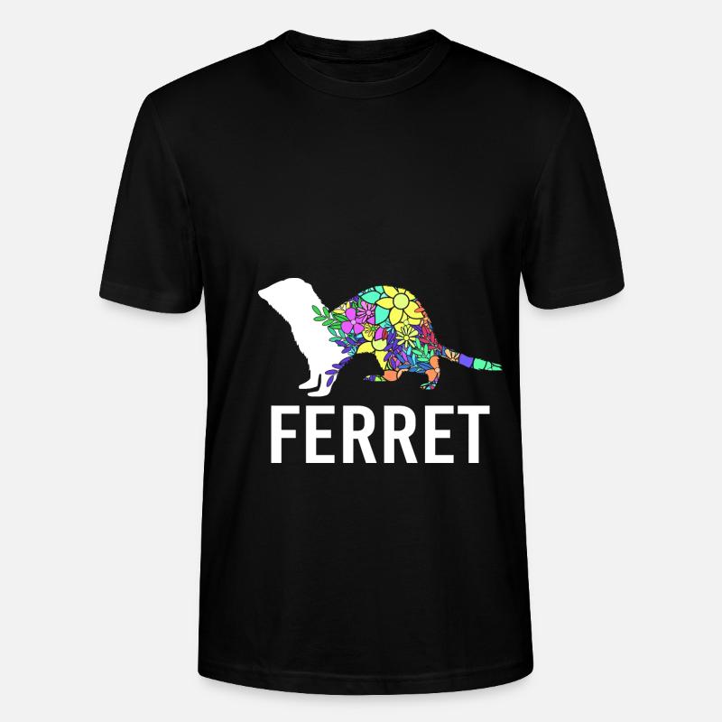 Frettchen - Stanley/Stella Unisex Bio-T-Shirt CRAFTER - Schwarz