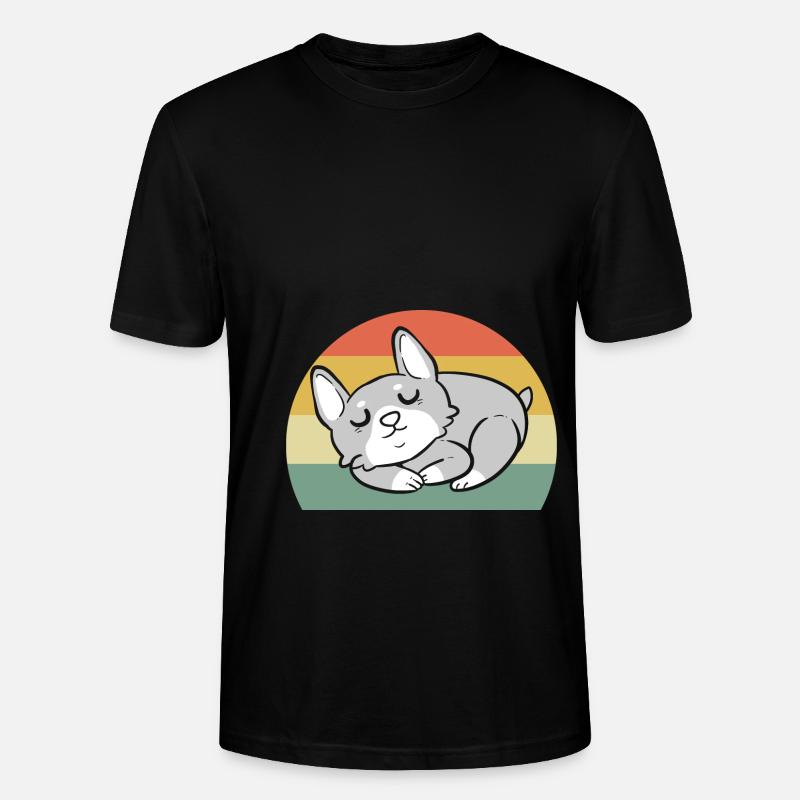 Corgi - T-shirt bio CRAFTER Stanley Stella Unisexe - noir