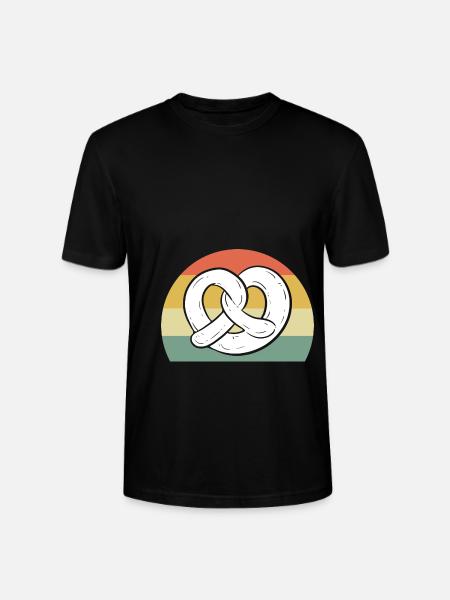 pretzel - Stanley/Stella CRAFTER Unisex Organic T-Shirt - black