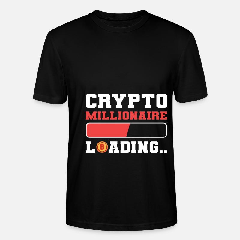 Bitcoin Millionär - Stanley/Stella Unisex Bio-T-Shirt CRAFTER - Schwarz