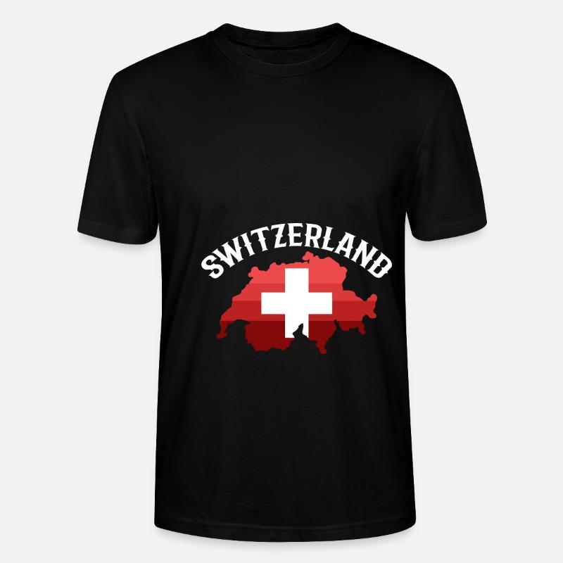 Schweiz Schweizer Schweizerdeutsch - Stanley/Stella Unisex Bio-T-Shirt CRAFTER - Schwarz