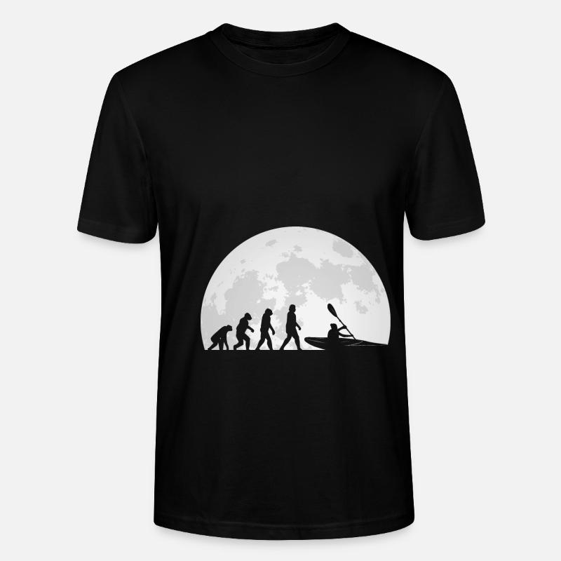 Kayak Kayak Évolution - T-shirt bio CRAFTER Stanley Stella Unisexe - noir