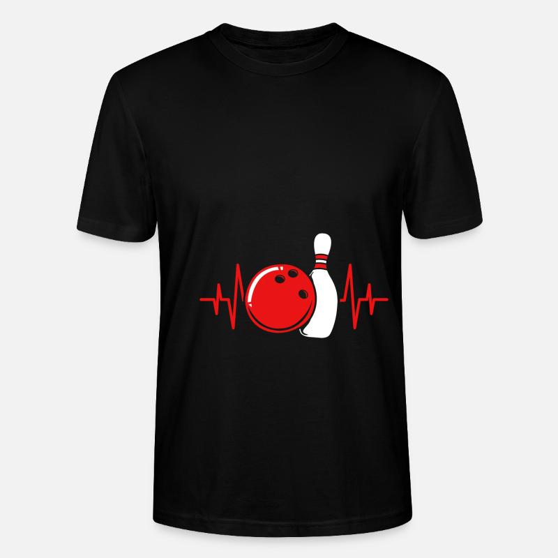 Bowling - Stanley/Stella Unisex Bio-T-Shirt CRAFTER - Schwarz