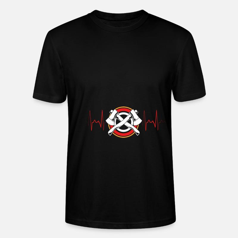 Lancer de hache - T-shirt bio CRAFTER Stanley Stella Unisexe - noir