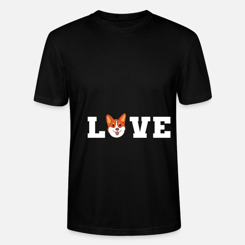 Corgi - T-shirt bio CRAFTER Stanley Stella Unisexe - noir