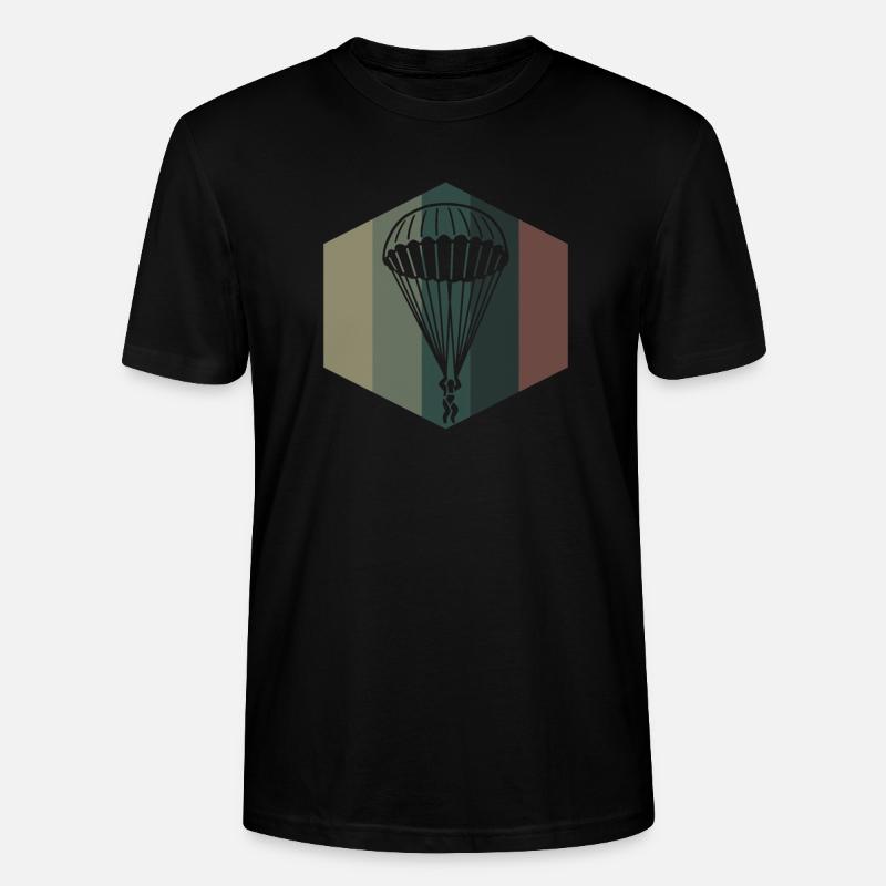 Parachute - Stanley/Stella Unisex Bio-T-Shirt CRAFTER - Schwarz