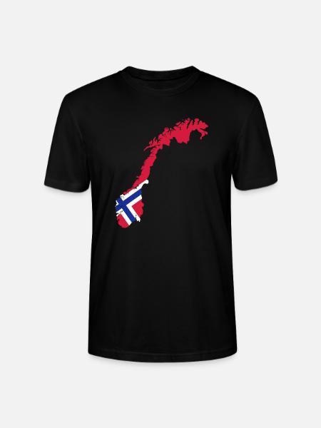Norway - Stanley/Stella CRAFTER Unisex Organic T-Shirt - black
