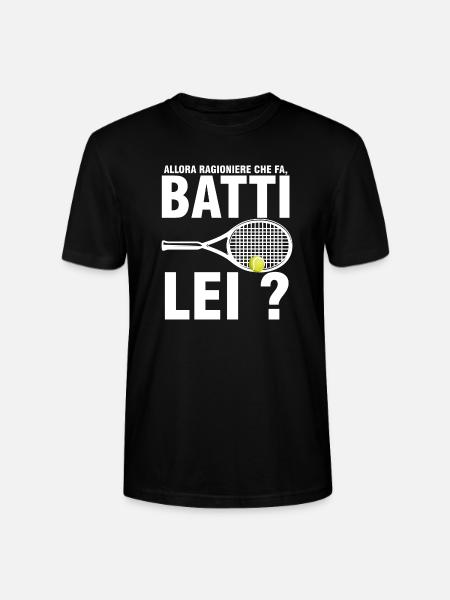Allora Ragioniere Che Fa, Batti Lei ? - Maglietta unisex ecologica CRAFTER di Stanley/Stella - nero