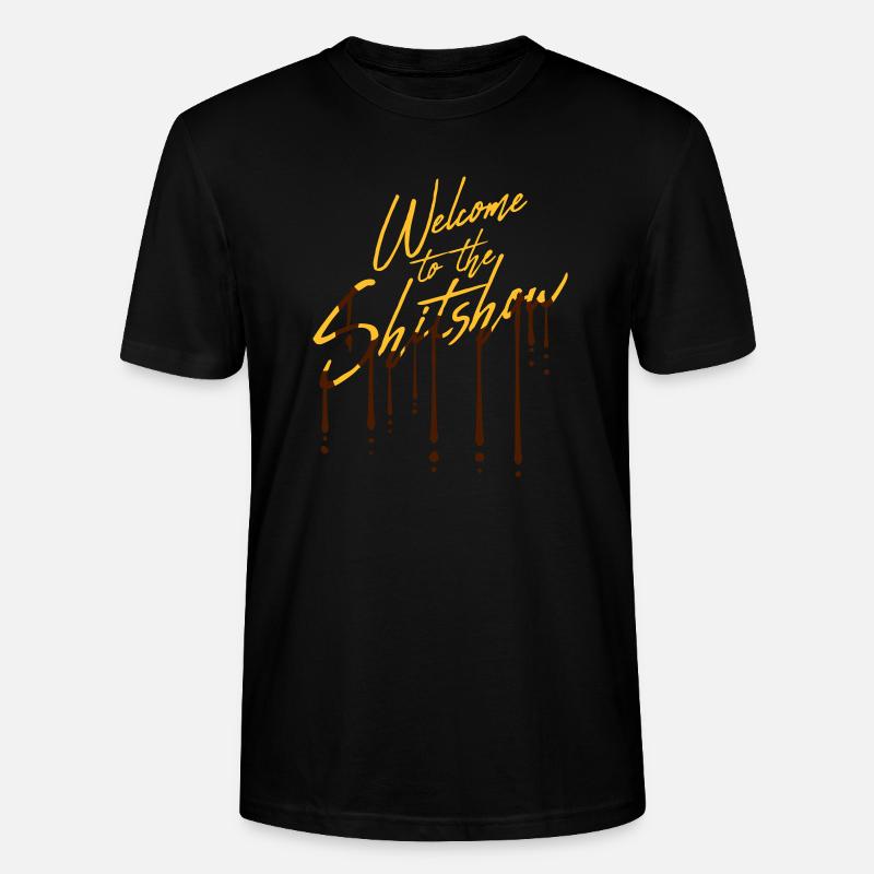 Graffiti Tropfen Shitshow - Stanley/Stella Unisex Bio-T-Shirt CRAFTER - Schwarz