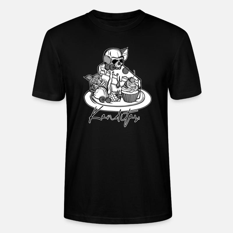 Confiseur // Illustration - T-shirt bio CRAFTER Stanley Stella Unisexe - noir