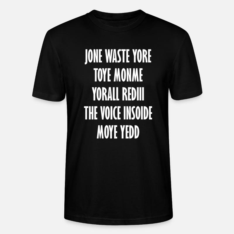Jone Waste Your Time - T-shirt bio CRAFTER Stanley Stella Unisexe - noir