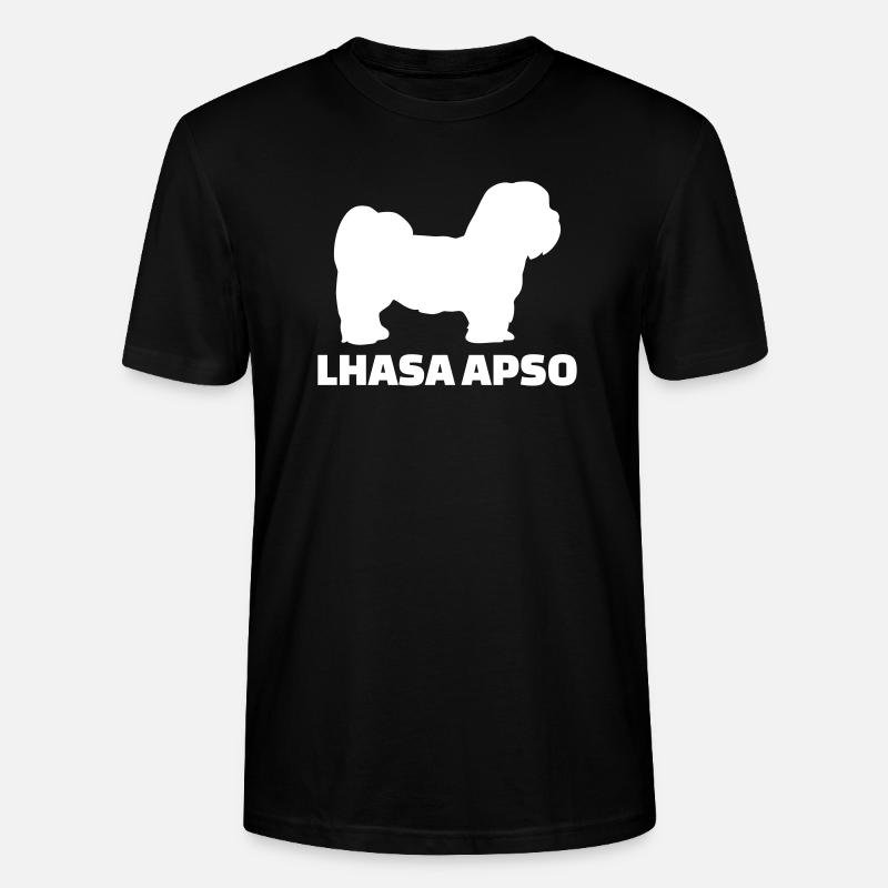 Lhasa Apso - T-shirt bio CRAFTER Stanley Stella Unisexe - noir
