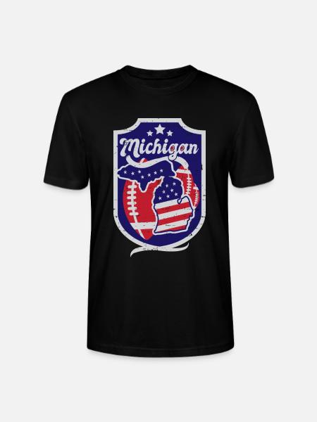 Michigan Football - Stanley/Stella CRAFTER Unisex Organic T-Shirt - black