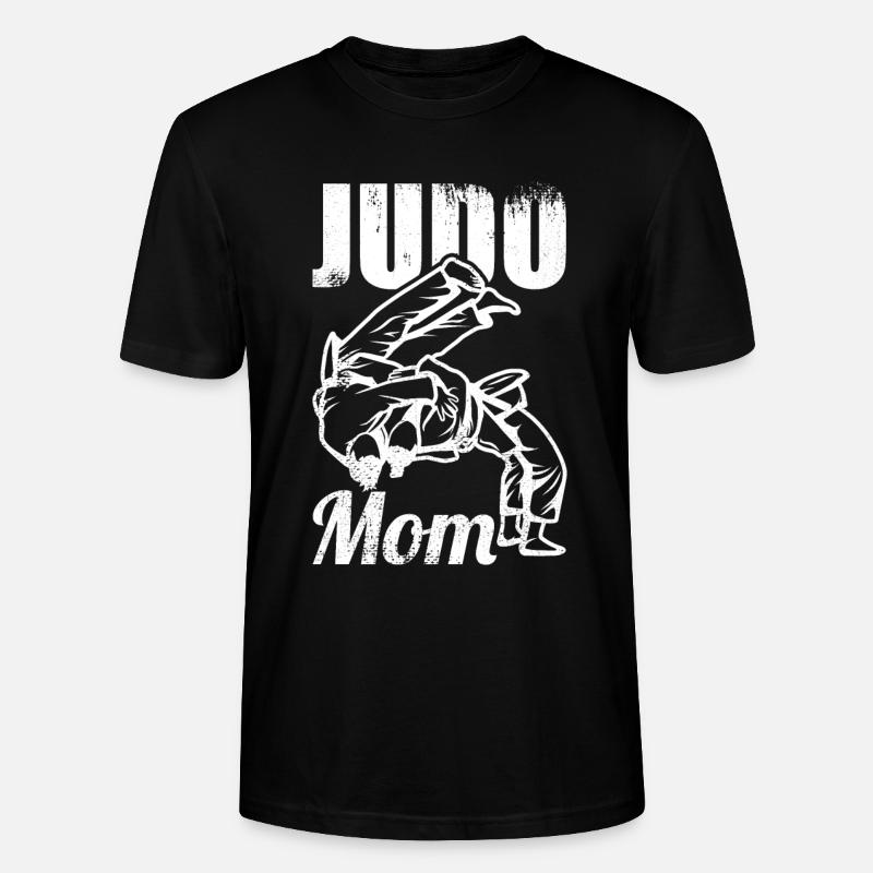 Judo Mama - Stanley/Stella Unisex Bio-T-Shirt CRAFTER - Schwarz