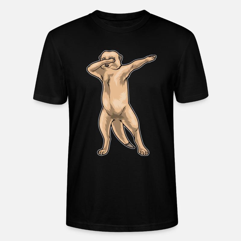 Danse hip hop suricate - T-shirt bio CRAFTER Stanley Stella Unisexe - noir