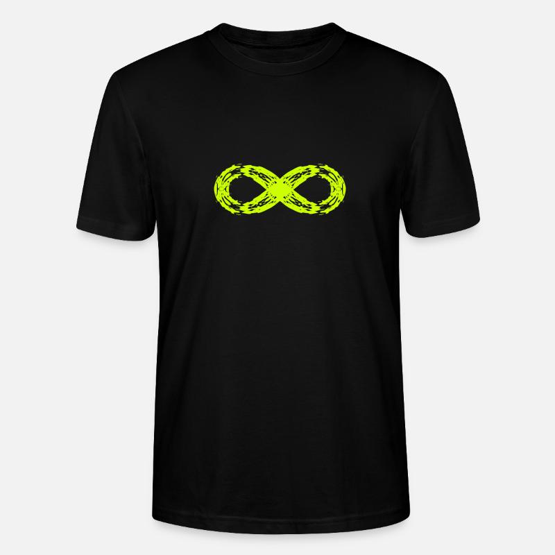 Unendlich Symbol Zeichen Symbol - Stanley/Stella Unisex Bio-T-Shirt CRAFTER - Schwarz