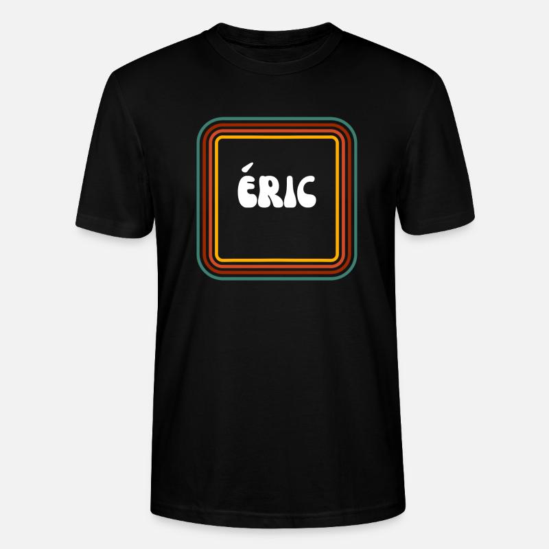 Retro-Name Eric - Stanley/Stella Unisex Bio-T-Shirt CRAFTER - Schwarz