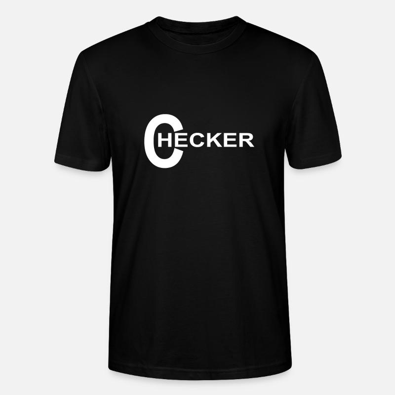 Checker - Stanley/Stella Unisex Bio-T-Shirt CRAFTER - Schwarz