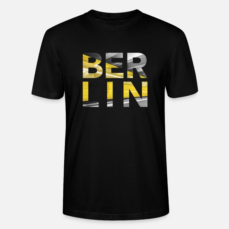 Berlin U Bahn - Stanley/Stella Unisex Bio-T-Shirt CRAFTER - Schwarz