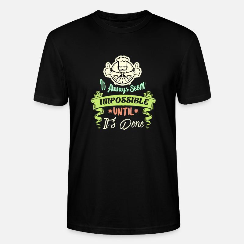 Gute Arbeit Koch - Stanley/Stella Unisex Bio-T-Shirt CRAFTER - Schwarz