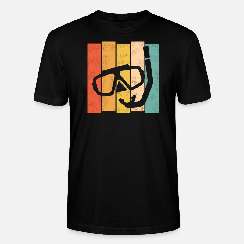 Schnorcheln Tauchen - Stanley/Stella Unisex Bio-T-Shirt CRAFTER - Schwarz