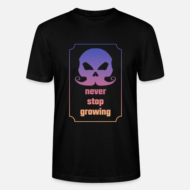 lustiger Spruch, Bart, Beard, Mustache - Stanley/Stella Unisex Bio-T-Shirt CRAFTER - Schwarz