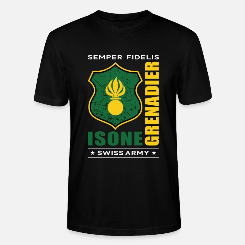 Grenadier - Stanley/Stella CRAFTER Unisex Organic T-Shirt - black