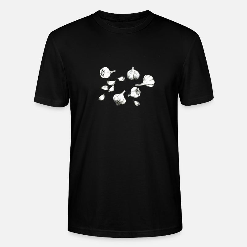 Knoblauch - Stanley/Stella Unisex Bio-T-Shirt CRAFTER - Schwarz