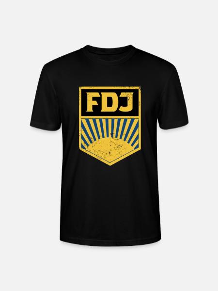 FDJ Retro Logo DDR Pioniere - Stanley/Stella CRAFTER Unisex Organic T-Shirt - black