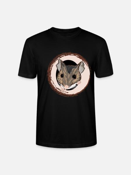 Waldmaus / Wood Mouse II - Stanley/Stella Unisex Bio-T-Shirt CRAFTER - Schwarz