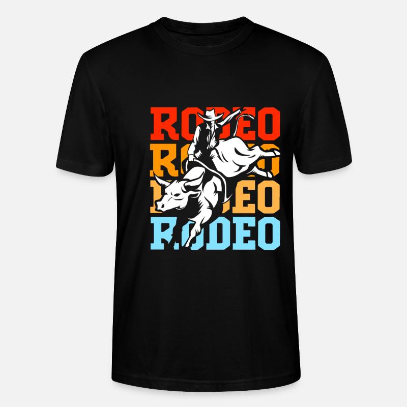 Rodeo - Stanley/Stella Unisex Bio-T-Shirt CRAFTER - Schwarz