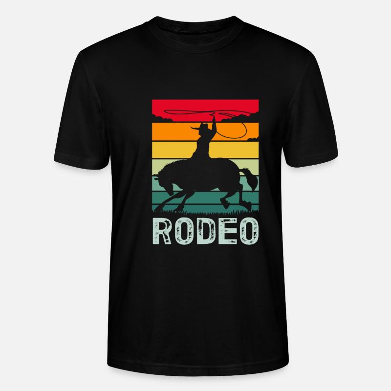 Rodeo - Stanley/Stella Unisex Bio-T-Shirt CRAFTER - Schwarz