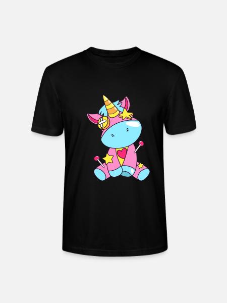 Voodoo Einhorn - Stanley/Stella Unisex Bio-T-Shirt CRAFTER - Schwarz