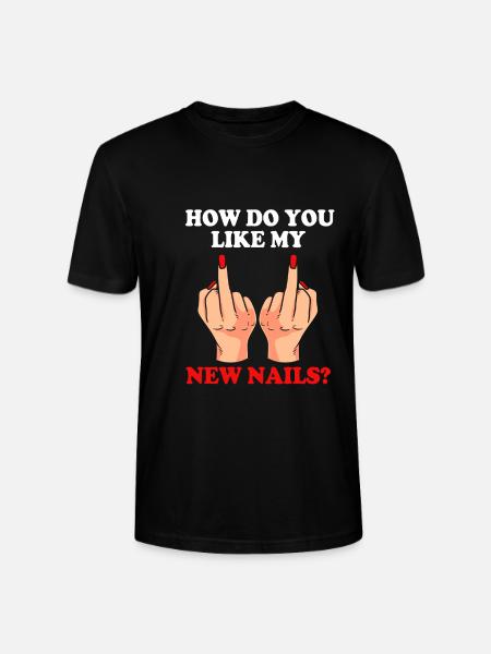 Nail Designer Nail Cosmetics Beautician - Stanley/Stella CRAFTER Unisex Organic T-Shirt - black