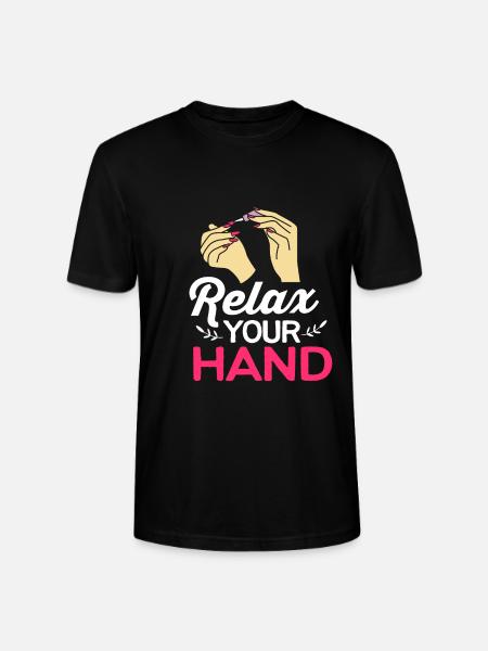 Nail Designer Nail Cosmetics Beautician - Stanley/Stella CRAFTER Unisex Organic T-Shirt - black