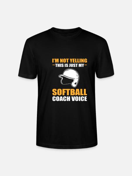 Softball Softball Players - Stanley/Stella CRAFTER Unisex Organic T-Shirt - black