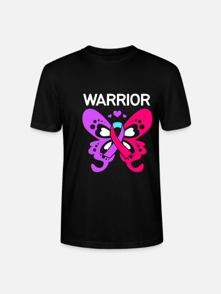 Thyroid cancer - Stanley/Stella CRAFTER Unisex Organic T-Shirt - black