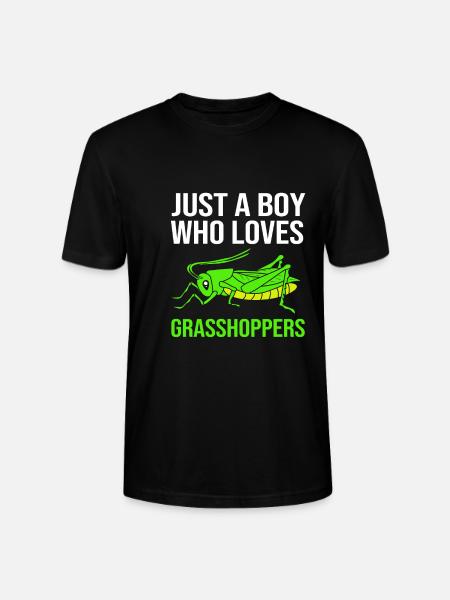 Grasshopper - Stanley/Stella CRAFTER Unisex Organic T-Shirt - black
