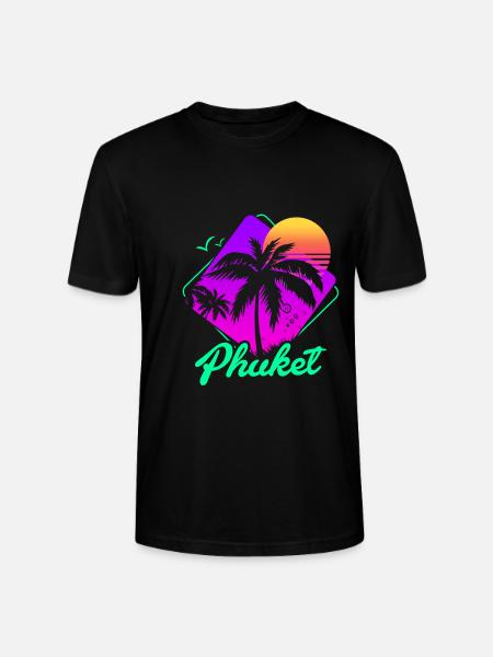 Thailand Thai Language Phuket - Stanley/Stella CRAFTER Unisex Organic T-Shirt - black