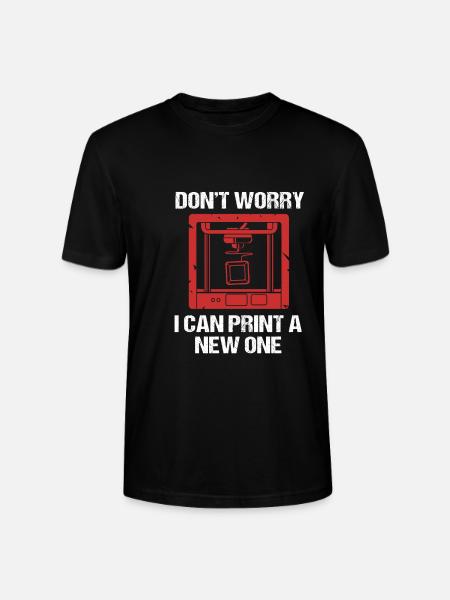 Impression 3D - T-shirt bio CRAFTER Stanley Stella Unisexe - noir