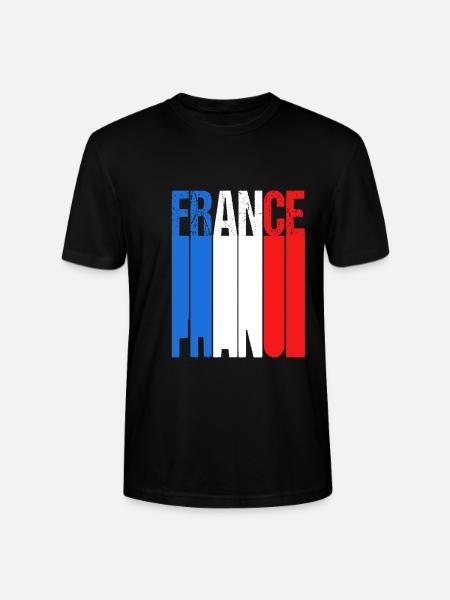 France - Stanley/Stella CRAFTER Unisex Organic T-Shirt - black