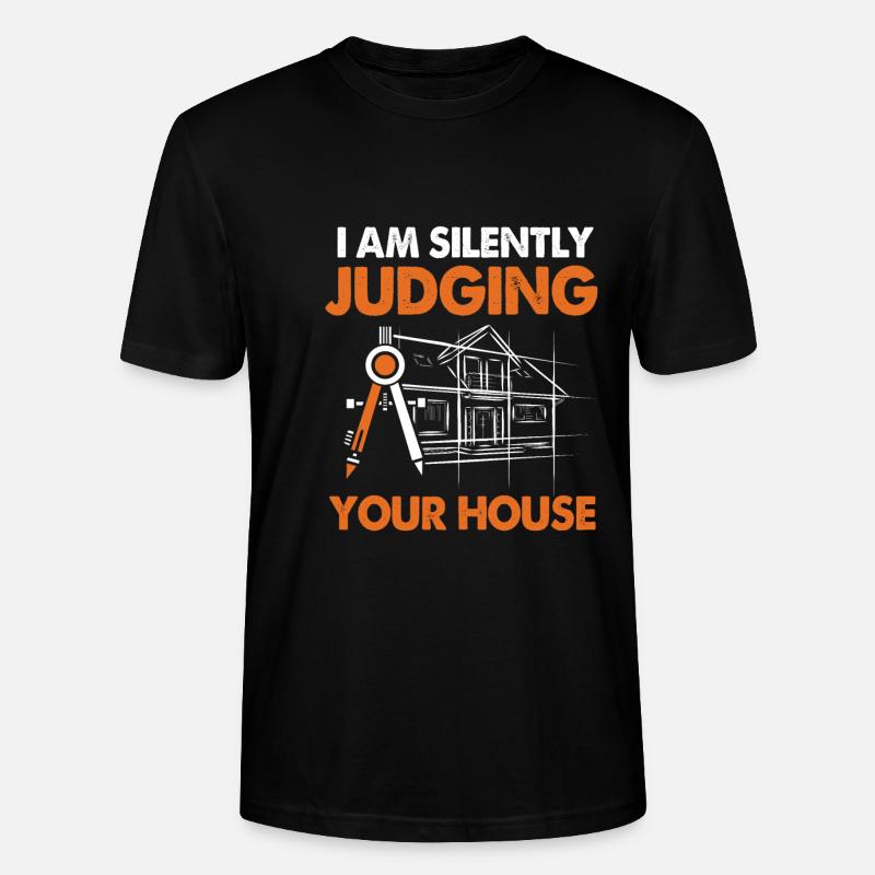 Architekt Architektur - Stanley/Stella Unisex Bio-T-Shirt CRAFTER - Schwarz